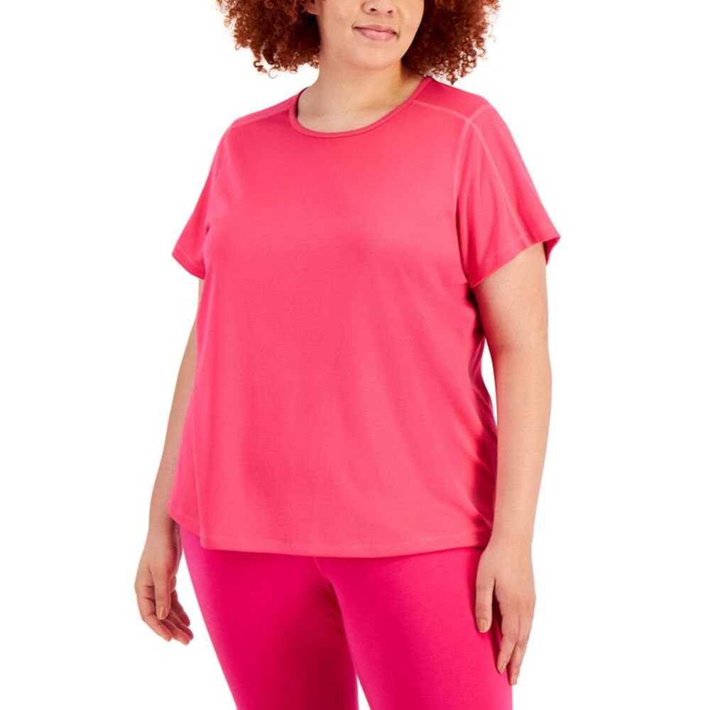 ID Ideology Plus Size Birdseye Mesh T-Shirt